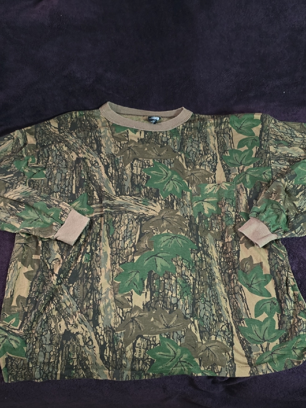 Ace Sportswear Camo Long Sleeve Tee